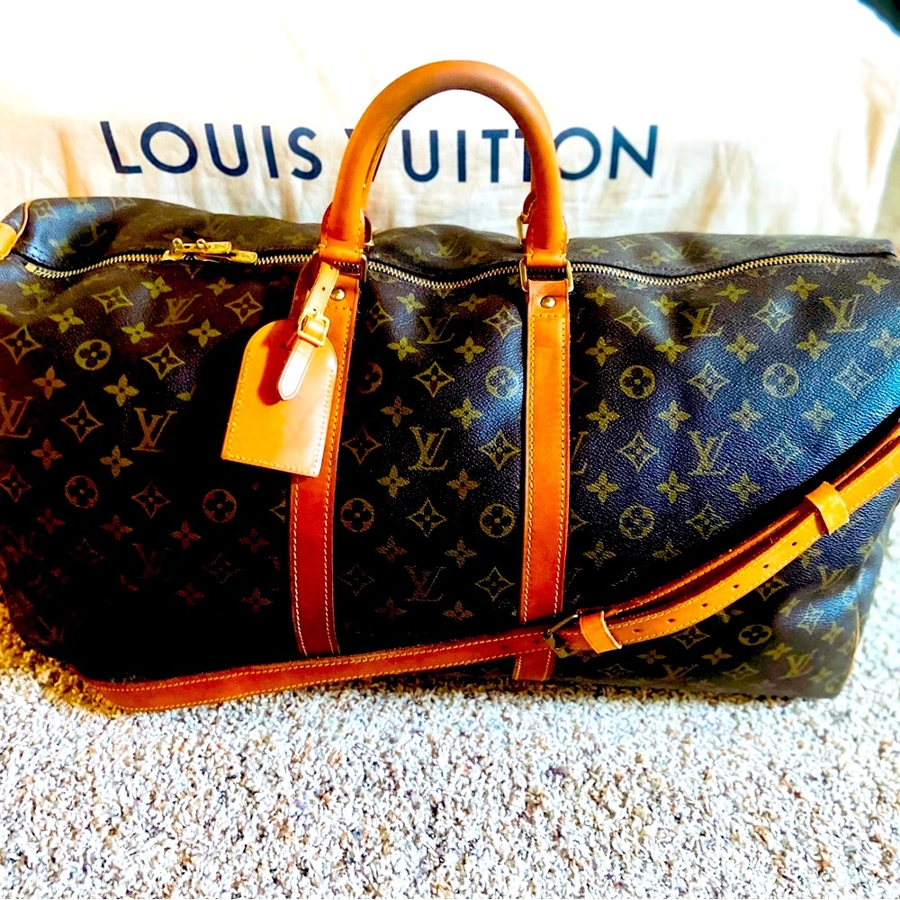 Louis VuittonMonogram Keepall Bandouliere 55💎🇫🇷